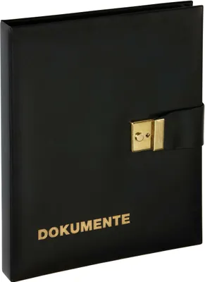 Produktbild von PAGNA Dokumentenmappe 4-Ring-Mechanik 1H schwarz