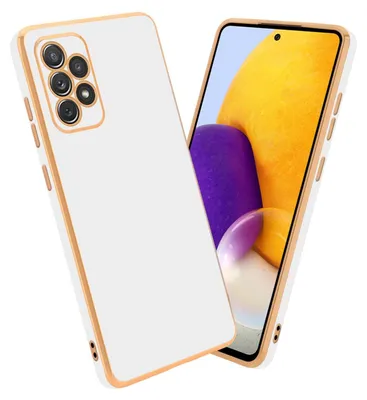 Image de Cadorabo Housse de protection pour Samsung Galaxy A52 (4G / 5G) / A52s Housse en blanc Housse pour téléphone portable TPU Silicone Protection caméra Etui Case