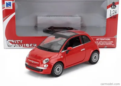 Immagine prodotto di Newray, Fiat Nuova 500, 2007, scala 1:24, colore rosso