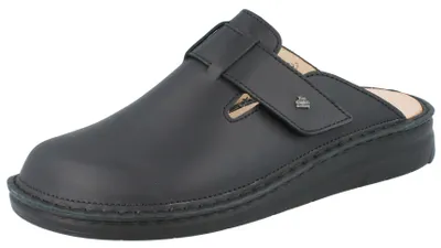 Produktbild von FINN COMFORT Petare Herren Clog schwarz Leder - Größe: 47