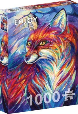 Produktbild von Enjoy Puzzle Fuchs Puzzle 1000 Teile buntes Puzzlevergnügen