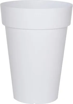 Image de Pot de fleurs - RIVIERA - Soleilla haut - H52 x D39 cm - 37L - Blanc