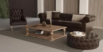 Zdjęcie produktu dla Sofa, fotel i puf o stylowym designie. Prawdziwa przytulność