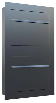 Produktbild von Einbaubriefkasten Sora for Two in Schwarz