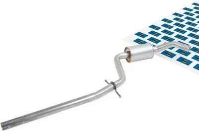 Produktbild von VEGAZ SES-100 Mittelschalldämpfer Schalldämpfer für SEAT Leon Schrägheck (1P1) Altea XL (5P5, 5P8) Altea (5P1) Toledo III (5P2)