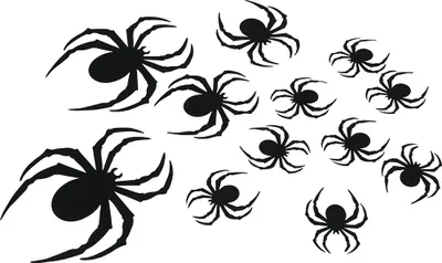 Obrázek produktu pro Dekorace pavouci - čarodějnice - Halloween - 12 ks