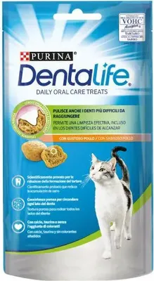 Obrázek produktu pro Dentalife Feline Daily Mouth Care Kuřecí Příchuť 8X40Gr