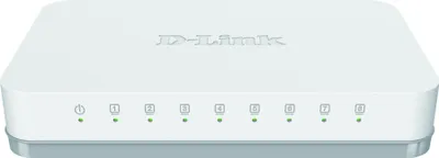 Zdjęcie produktu dla D-Link GO-SW-8G/E, Nie zarządzany, Gigabit Ethernet (10/100/1000), Pełny dupleks