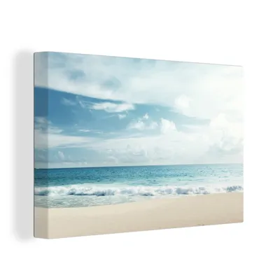 Zdjęcie produktu dla OneMillionCanvasses® - Obraz na płótnie - 150x100 cm, Plaża - Morze - Lato, grafika ścienna, dekoracja ścienna