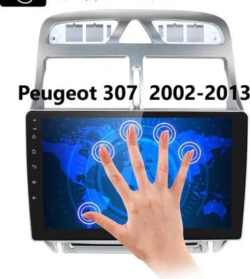 Produktbild von Peugeot 307 Android 10 Autoradio 9" Touchscreen BT GPS Navi Carplay RDS 64GB 4GB