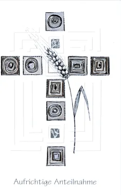 Produktbild von Trauer – Beileid - Kondolenzkarte im Format 11,5 x 17 cm mit