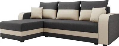 Produktbild von MIRJAN24 Ecksofa Hewlet Bis, Sofa mit Bettkasten und Schlaffunktion, L-Form, Stilvoll Eckcouch vom Hersteller (Farbe: Lux 06 + Lux 01)