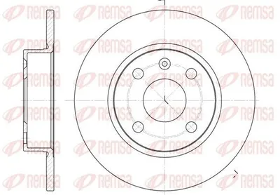 Produktbild von 2x REMSA Bremsscheibe 6738.00 hinten für OPEL Corsa C Schrägheck (X01) 240mm