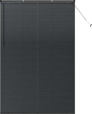 Immagine prodotto di VidaXL Tende a lamelle nere 220 x 145 cm in alluminio