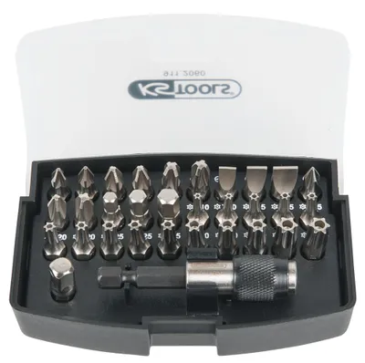 Image de Coffret Embouts Et Porte Embouts 1/4'' Composé D'embouts Tournevis, Hexagonaux Et Torx.