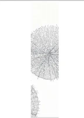 Produktbild von 84559 Schiebegardine CRESTON3 halbtransparenter, Bambusoptik 260x60 cm