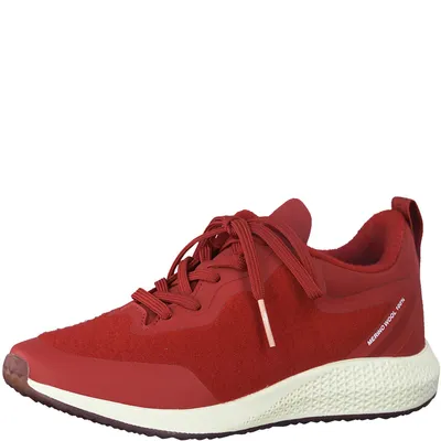 Produktbild von Tamaris Damen bequemer Schnürhalbschuh Art: 1-1-23734-24-501 in rot (Größe:40)
