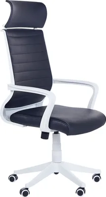 Obrázek produktu pro BELIANI Kancelářská židle černá umělá kůže otočná výškově nastavitelná s kolečky ergonomicky moderní kancelář