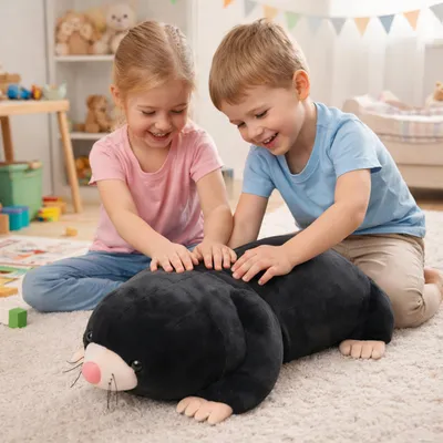 Produktbild von UNUS Kuscheltier Maulwurf 55cm schwarz