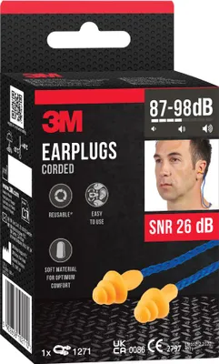 Produktbild von 3M Gehörschutzstöpsel 1271C mit Kordel