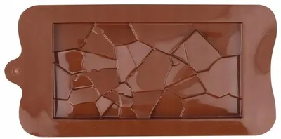 Produktbild von Eurobatt Silikonform für zerbrochene Schokoladentafel