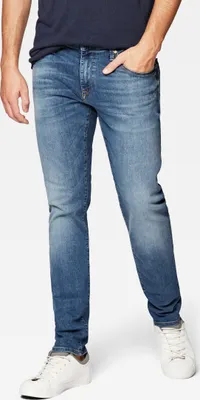 Produktbild von Skinny Fit Jeans JAMES Basic Stretch Tapered Denim Hose |