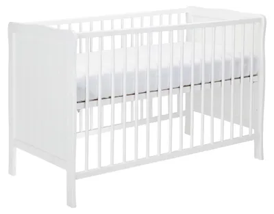 Produktbild von Europe Baby Sarah II Babybett Matt Weiß 60 x 120 cm