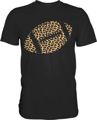 Produktbild von Leopard American Football T-Shirt – Black / XXL