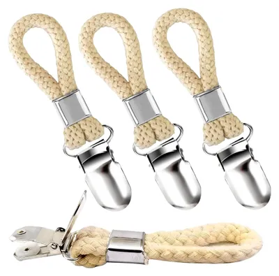 Produktbild von Handtuchhalter mit 4 Clips für Handtücher und Geschirrtücher