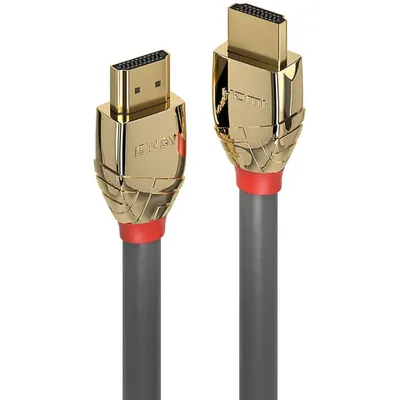 Immagine prodotto di Cavo HDMI ultraveloce Lindy da 3 m, linea oro