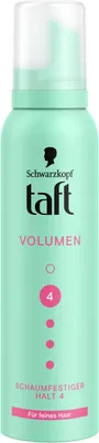 Zdjęcie produktu dla Schwarzkopf Taft Volumen, Pianka do włosów, Kobiety, 150 ml, Mocne włosy, Zwiększanie objętości, Buteleczka z pompką