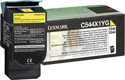 Immagine prodotto di Lexmark C544X1YG Lexmark Toner yellow, 4.000 Seiten, C544X1YG