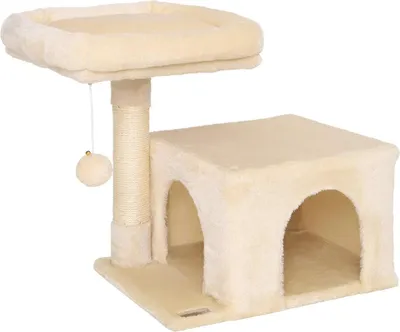Produktbild von Kratzbaum für Katzen - Kratzsäule für schwere Katzen - Beige