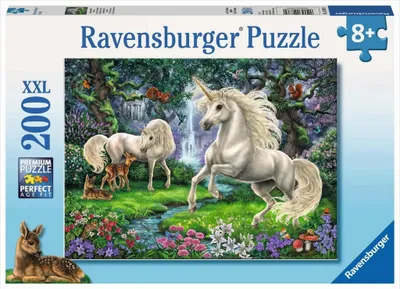 Produktbild von Ravensburger Geheimnisvolle Einhörner, 200 Stück(e), 8 Jahr(e)