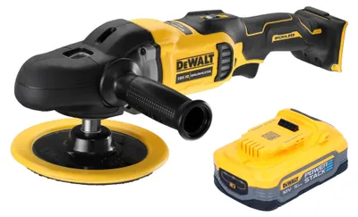 Produktbild von DeWalt DCM 849 N Akku Exzenter Poliermaschine 18 V 180 mm Brushless + 1x Powerstack Akku 5,0 Ah - ohne Ladegerät