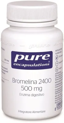 Immagine prodotto di Pure Encapsulations Bromelina 30 Capsule