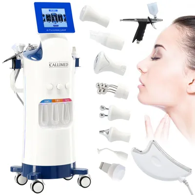 Obrázok produktu pre Hydradermabraze, vodíková čistenie, kyslíková infúzia, vodík, peeling 10 v 1, kavitácia, kombinované ošetrenie