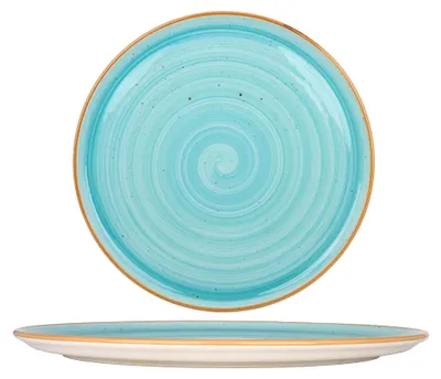 Produktbild von Bonna Pizza Teller - Aqua - Porzellan - 32 cm - 2er Set