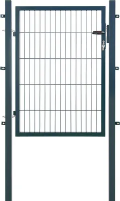 Produktbild von Arvotec Gartentor BxH 100x100 cm mit Schließzylinder und Zaunanschluss Anthrazit Gitterzauntor Stabmattentor Einzeltor Doppelstabmattentor Gartentür