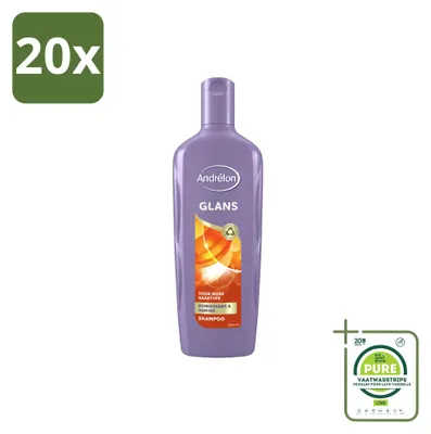 Obrázok produktu pre 20 kusov šampónu Andrélon Glans – 300 ml – veľké balenie