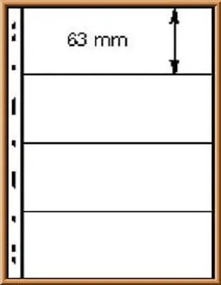 Produktbild von Lindner 074 UNIPLATE Blätter-schwarz