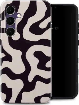 Productafbeelding van Selencia Vivid Backcover voor de Samsung Galaxy S24 FE - Art Wave Black