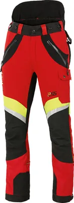 Produktbild von PSS X-treme Air Schnittschutzhose Herren (Rot/Gelb) Größe 56