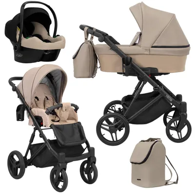 Produktbild von Kinderwagen Kunert Lazzio 3in1 – Farbe: Cappucino Eco