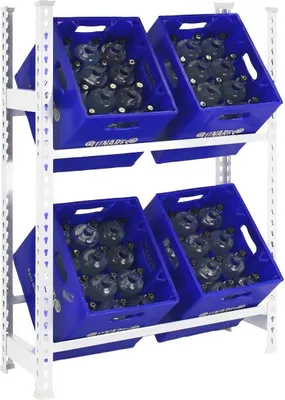 Immagine prodotto di Simonrack SIMONBOTTLE 2 portabottiglie 8435104962503 bianco 80,0 x 30,0 x 100,0 cm