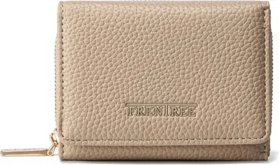 Produktbild von Frentree Geldbörse Damen Portemonnaie mit Reißverschluss, 8 Kartenfächer, Scheinfach, Kompakte Brieftasche mit Dokumentenfach – elegant & alltagstauglich