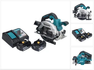 Immagine prodotto di Sega circolare a batteria Makita DHS 661 RF 18 V 165 mm brushless + 2 batterie da 3,0 Ah + caricabatterie