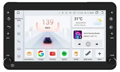 Image de Autoradio, écran de taille [préciser la taille], compatible avec plusieurs formats de médias, compatible avec les modèles Alfa Romeo 159, 159 Sportwagon, Brera et Spider, mémoire S4 (4G 32G)