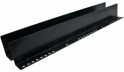 Produktbild von Rockstable 19" L-Trageschienen für 800mm Tiefe, Regal-Schienenset, Stahl, Schwarz, 2 Stück(e), 1,06 kg