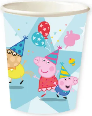 Produktbild von "Peppa Pig" Pappbecher | 8Stk./250ml
